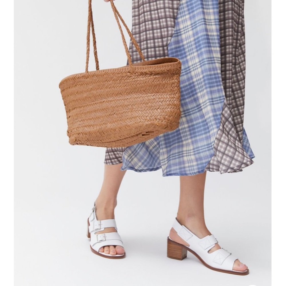 Intentionally Blank White Jill Leather Sandal US9 - Picture 3 of 11